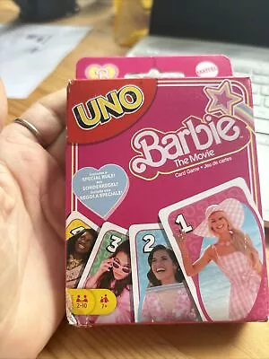 Buy UNO Barbie The Movie Card Game Inspired The Travel Camping And Part Mattel Games • 7.61£