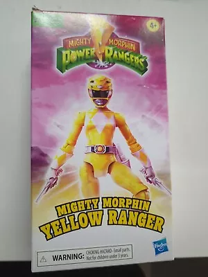 Buy Power Rangers 6  Mighty Morphin Yellow Ranger 2023 Action Figure Hasbro NEW • 10£