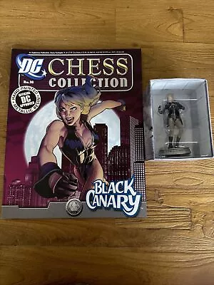 Buy Eaglemoss DC Chess Collection Black Canary With Magazine #16 • 7.50£