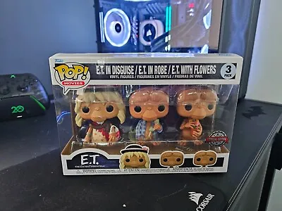 Buy E.T - 40th Anniversary 3 Pack - Specal Edition - Funko Pop Out Of Print • 20£