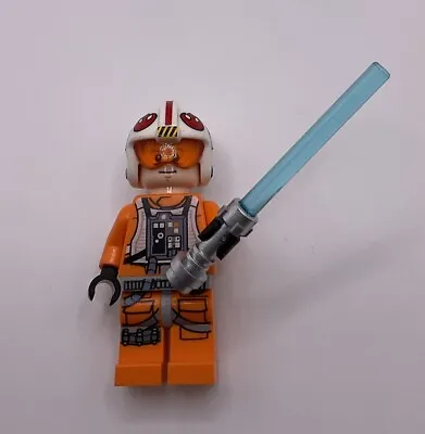 Buy LEGO Star Wars Minifigure Luke Skywalker With Lightsaber From Lego Set  75218 • 19.99£