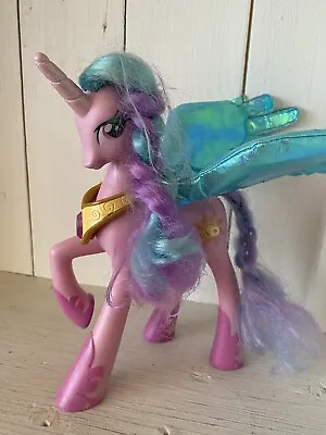 Buy My Little Pony MLP Talk/ Light Up Princess Celestia Unicorn Toy Hasbro - 2010 • 9£