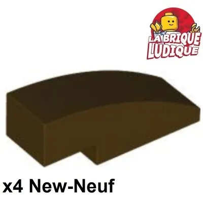 Buy Lego 4x Slope Curved Gradient Curve 3x1 Brown Dark / Dark Brown 50950 New • 1.54£