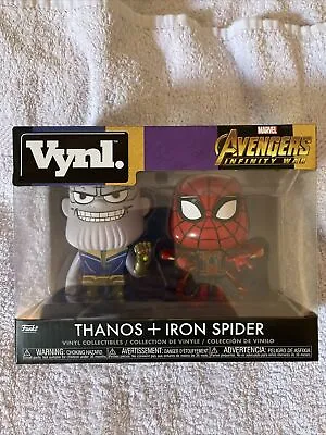 Buy Funko VYNL Marvel - Avengers Infinity War - Thanos & Iron Spider Figure • 12£