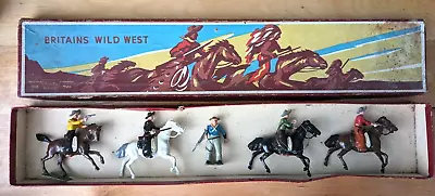 Buy Britains Cowboys Wild West Set 179  4 Mounted Cowboys Plus 1 On Foot • 75£