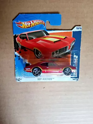 Buy Hot Wheels HOT AUCTION 2011 #166 OLDS 442 Red MINT RARE • 7.95£