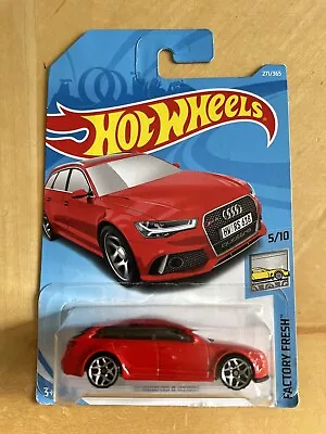 Buy Hot Wheels 2017 271/365 Audi RS 6 Avant Long Card Factory Error • 9.99£