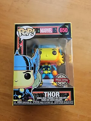 Buy Thor Blacklight SE #650 Marvel Funko Pop • 7.89£
