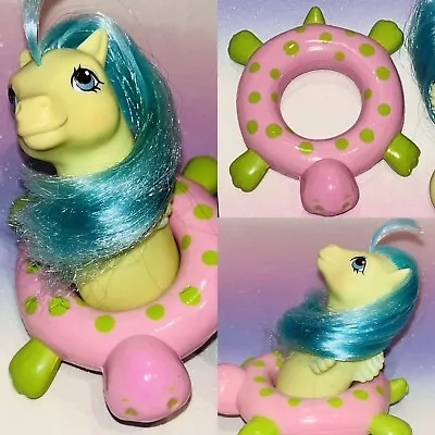 Buy My Little Pony G1 Sea Shimmer Sea Pony & Ring Purple Turtle Float Green Spots • 7.99£