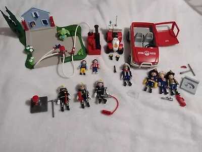 Buy Playmobil City Action Fire Fighter Set 5169 + Fire Team  5366 + Fire Chief 4822 • 7.99£