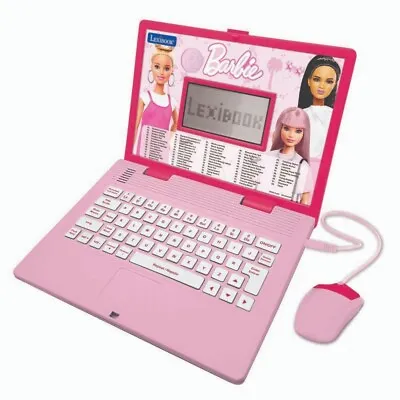 Buy Lexibook JC598BBI2 Barbie Bilingual Educational Laptop With 124 Activites • 35.44£