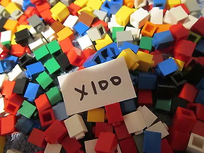 Buy Lego One Hundred 1 X 1 Mixed Lego Bricks - A Good Variety Of Colours X 100 • 2.99£