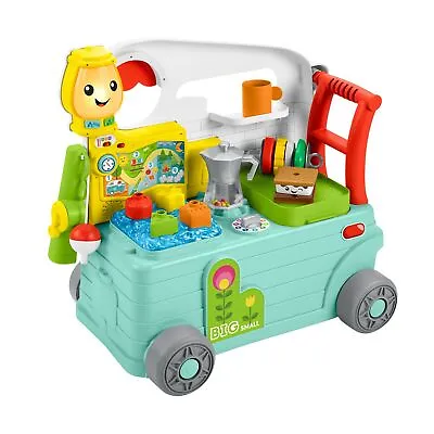 Buy Fisher-Price HCK56​​ Laugh & Learn 3-In-1 On-The-Go Camper - UK English Editi... • 59.99£