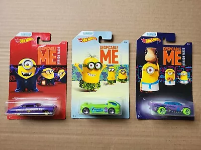 Buy Hotwheels, Minions, Despicable Me. Set Of 3.  £8.99.  GIFT / PRESENT • 8.99£