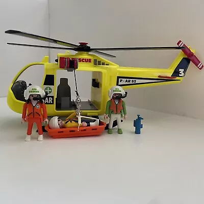 Buy Playmobil Air Rescue Helicopter (3845) With Figures And Accessories- Used • 22.99£