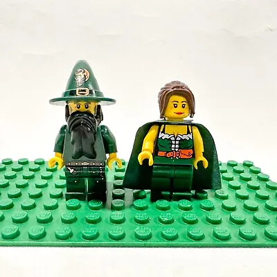 Buy Genuine Lego Castle Kingdoms Dark Green Wizard And Princess • 19.99£