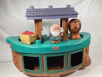 Buy Fisher Price Little People Noah's Ark Playset With Figures Noah Lion Food • 9.99£