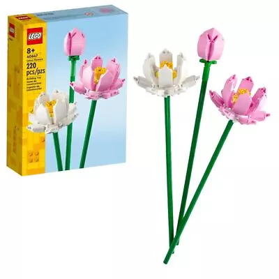 Buy LEGO 40647 Lotus Flowers Age 8+ 220pcs • 14.99£