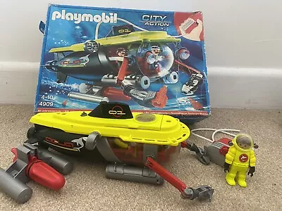 Buy PLAYMOBIL City Action 4909 Submarine + Diver • 10£