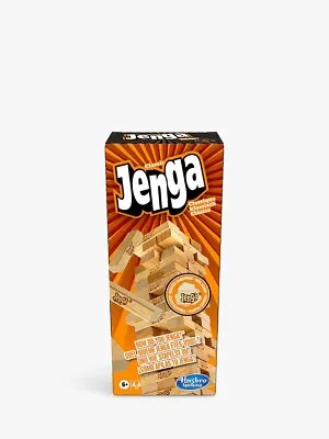 Buy Classic Jenga Game From Hasbro Stacking Wooden Block Game New • 13.45£