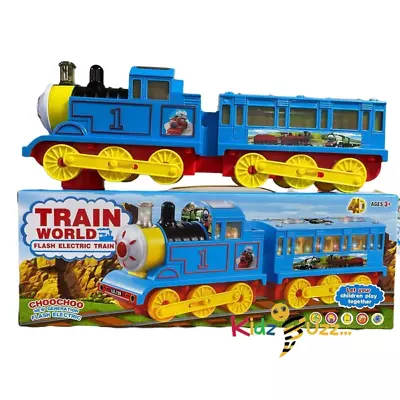 Buy Train World Flash Electric Toy - Requires 4 AA Batteries - Age 3+ - Lowest Price • 11.49£