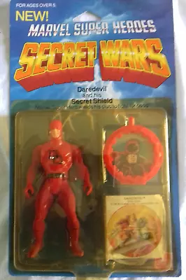 Buy Vintage Marvel Super Heroes Secret Wars Daredevil Figure 1984 Mattel Us Version • 99.99£