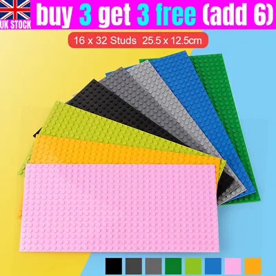 Buy Baseplate Base Plates Building Blocks 16 X 32 Dots 12.5x25.5CM Colorful Boards • 5.89£