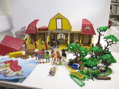Buy Playmobil Equestrian Horse Stables And Mixed Sets Job Lot Unchecked As Complete • 35£