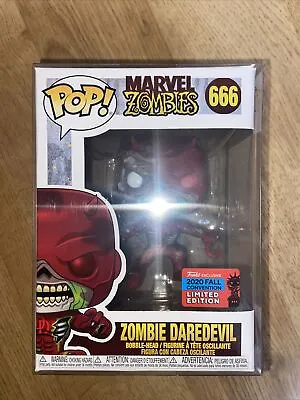 Buy Funko Pop Marvel Zombies - Zombie Daredevil NYCC + Free Protector • 15£