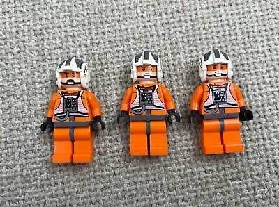 Buy LEGO Star Wars - 3 Rebel Pilot X-wing - Sw0260 X 3 • 7£
