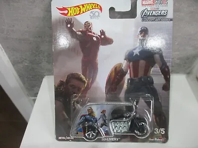 Buy Hotwheels Car Culture Marvel Avengers 3d Livery Alloys  Rubber Tyres • 4.99£