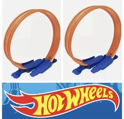 Buy Hot Wheels 2 HT Loop Track Includes 2 Bonus Launchers Red & Blue New Ships Today • 28.39£