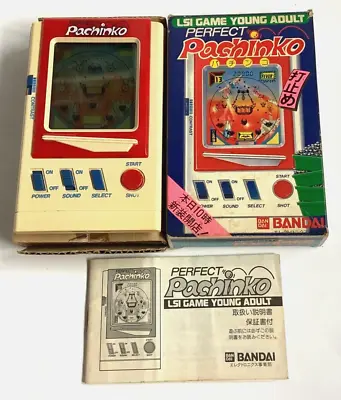 Buy Vintage 1983 RARE BANDAI - PERFECT PACHINKO - LCD Game (Very Good Condition) • 45£