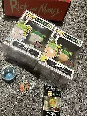 Buy Funko Pop Rick And Morty #417 Blips And Chitz Mystery Box All Items But No Socks • 19.99£