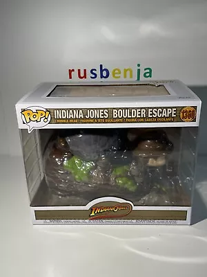 Buy Funko Pop! Movies Moments Indiana Jones Boulder Escape #1360 • 28.99£