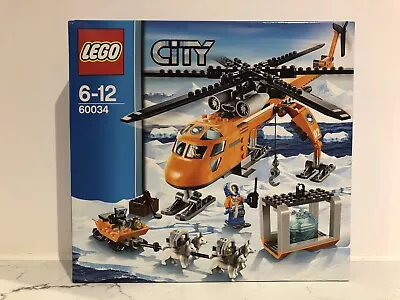 Buy LEGO City 60034 Helicopter Arctic Crane BNIB Retired Set • 39.99£