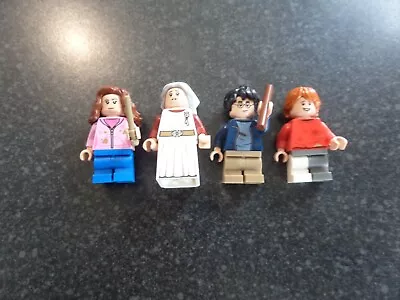 Buy Bundle X4 LEGO Harry Potter Mini Figures Bundle Harry,Ron,Hermoine,Nurse L@@K!! • 4.99£