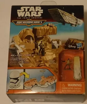 Buy Star Wars The Force Awakens First Order Stormtrooper Micromachines Playset  • 9.46£