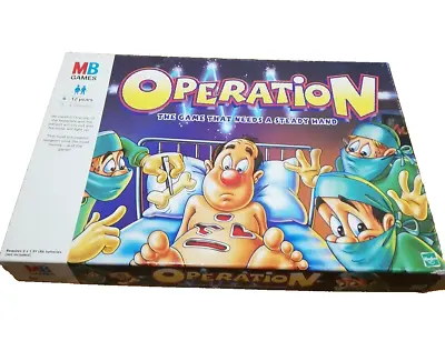 Buy Operation Game MB Hasbro 1999 Complete With Instructions VGC Checked • 12.99£