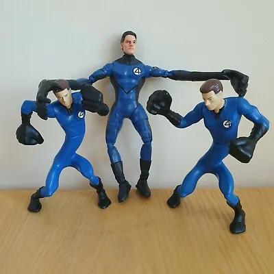 Buy Fantastic Four Mr. Fantastic Figures Marvel '05 Toy Biz & 2 Burger King Figures • 4.99£