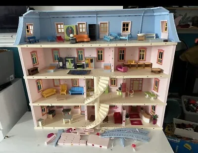 Buy Playmobil 5303 Dolls House With Extension, 4 Floors, Furniture,Lights & Doorbell • 200£