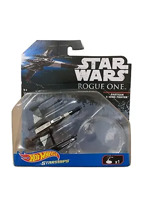 Buy Star Wars Hot Wheels Rogue One Partisan X-Wing Fighter Brand New And Sealed • 7.99£