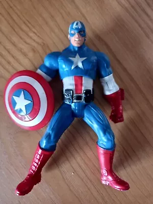 Buy Marvel Avengers Captain America 6  Action Figure With Shield Hasbro 2012 • 5.99£