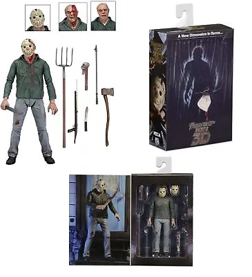 Buy Neca Friday The 13th Part 3 - Ultimate Jason Vorhees 7  Scale Action Figure • 43.95£