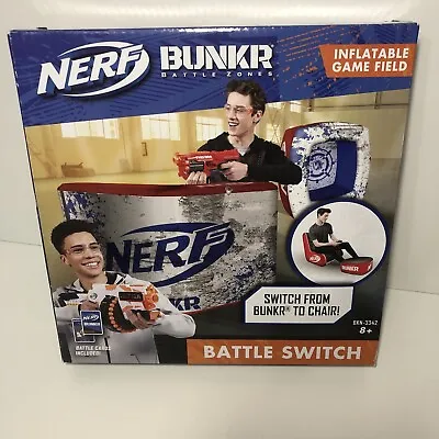 Buy Nerf Bunkr Battle Switch Gaming Chair & Footrest Set New • 25.99£