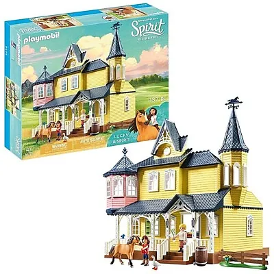 Buy Playmobil 9475 DreamWorks Spirit Lucky's Happy Home Playset New Xmas Toy Age 4+ • 73.99£