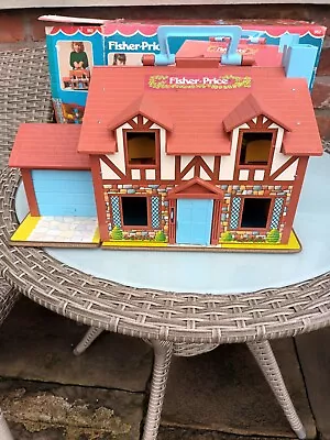 Buy VINTAGE FISHER PRICE PLAY HOUSE With Accessories And Original Box • 35£