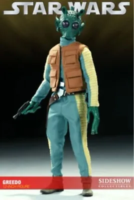 Buy Star Wars Sideshow 21331 Greedo 12 Inch W/Wanted Poster EXCLUSIVE New Sealed • 449.99£