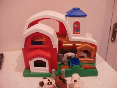 Buy Fisher Price Little People Vintage/Retro Farm Yard House With Sounds From 2002 • 14.99£