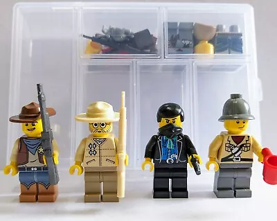 Buy Lego - Wild West - Cowboy Explorer Minifigures X4 & Brickarms Accessories Retro • 13£